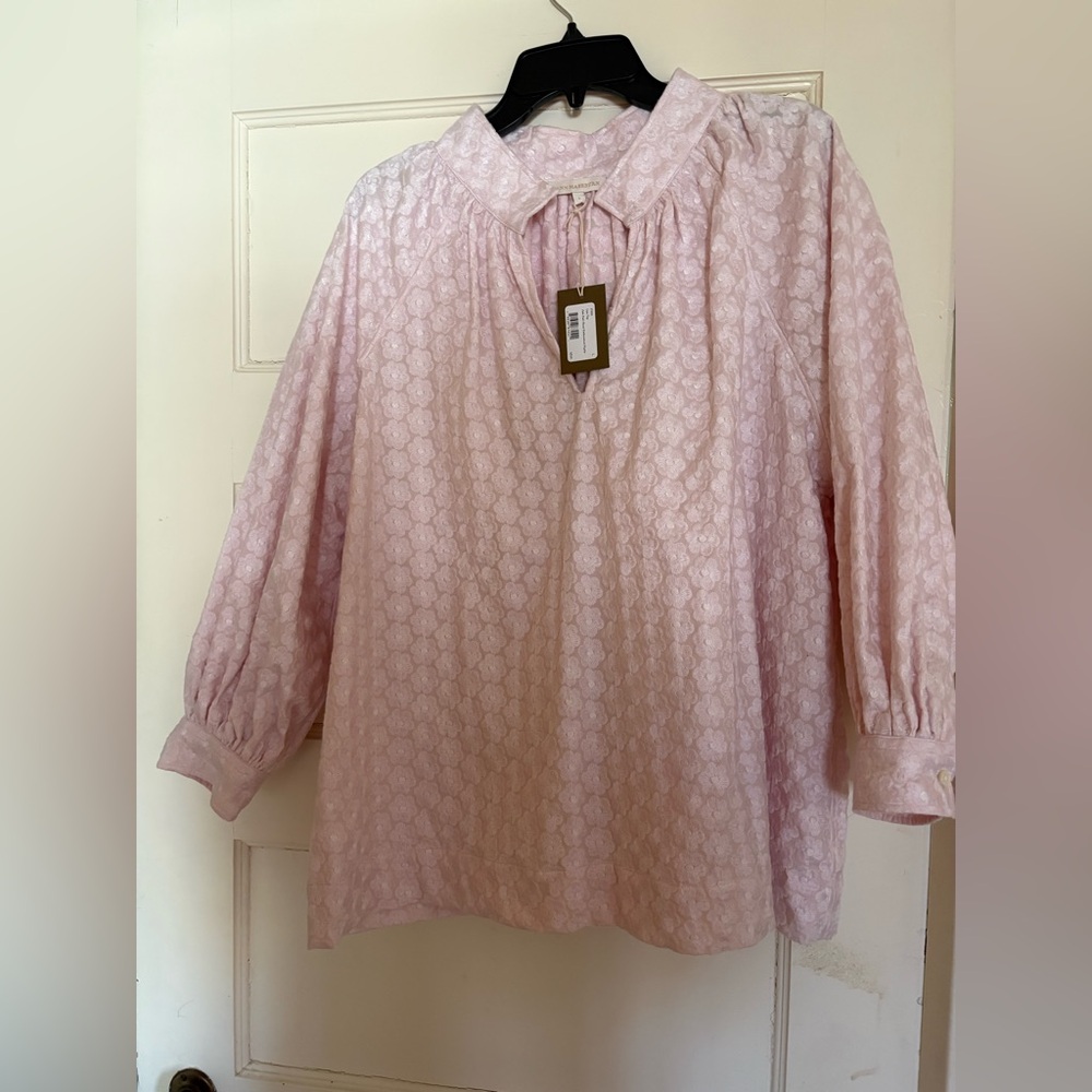 NWT Ann Mashburn Liya blouse size  L